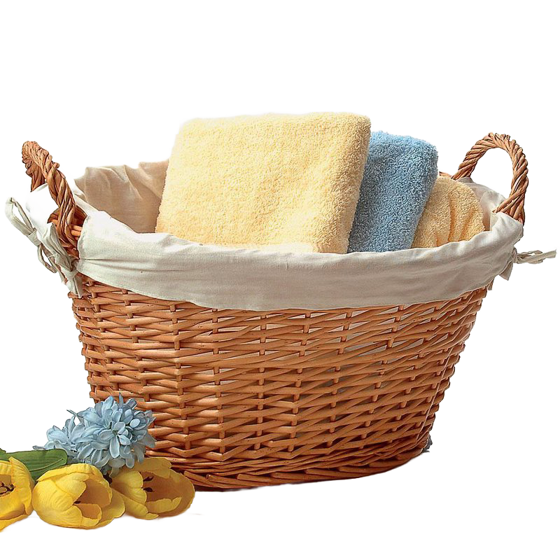 Split Willow Laundry Basket