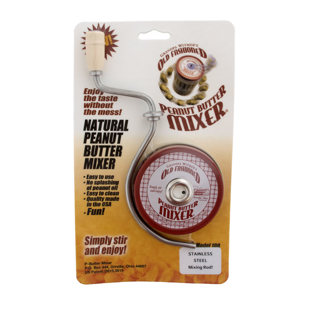 Old Fashioned Peanut Butter Stirrer