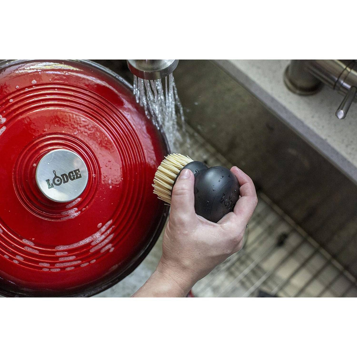Lodge Enameled Cast Iron and Ceramic Stoneware Care Kit