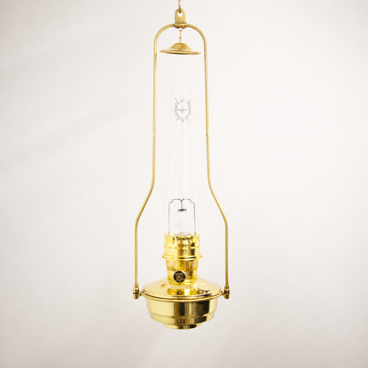 Solid Brass Tilt Frame Hanging Brackets for Oil Lamps