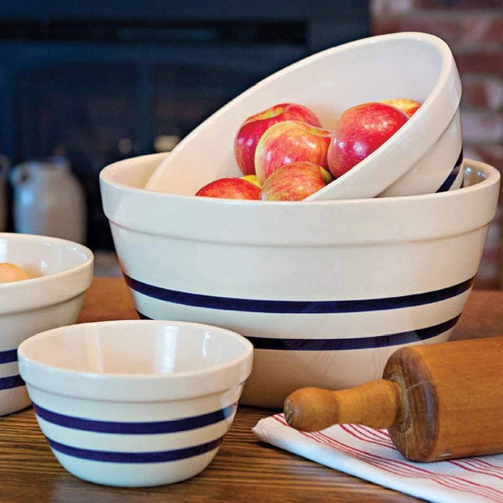 USA-Made Stoneware Shoulder Bowls