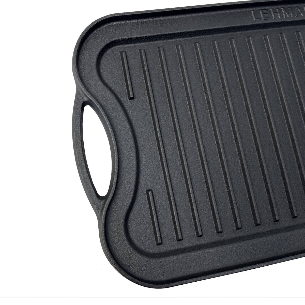 Lehman's Nitrogen Hardened Cast Iron Griddle - 2-Sided