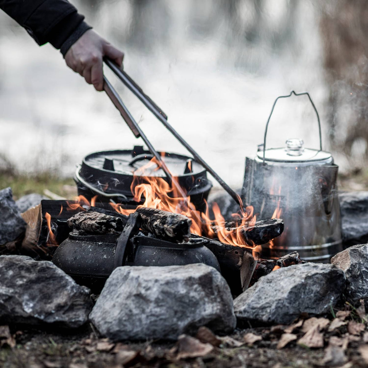Petromax BBQ and Coal Tongs