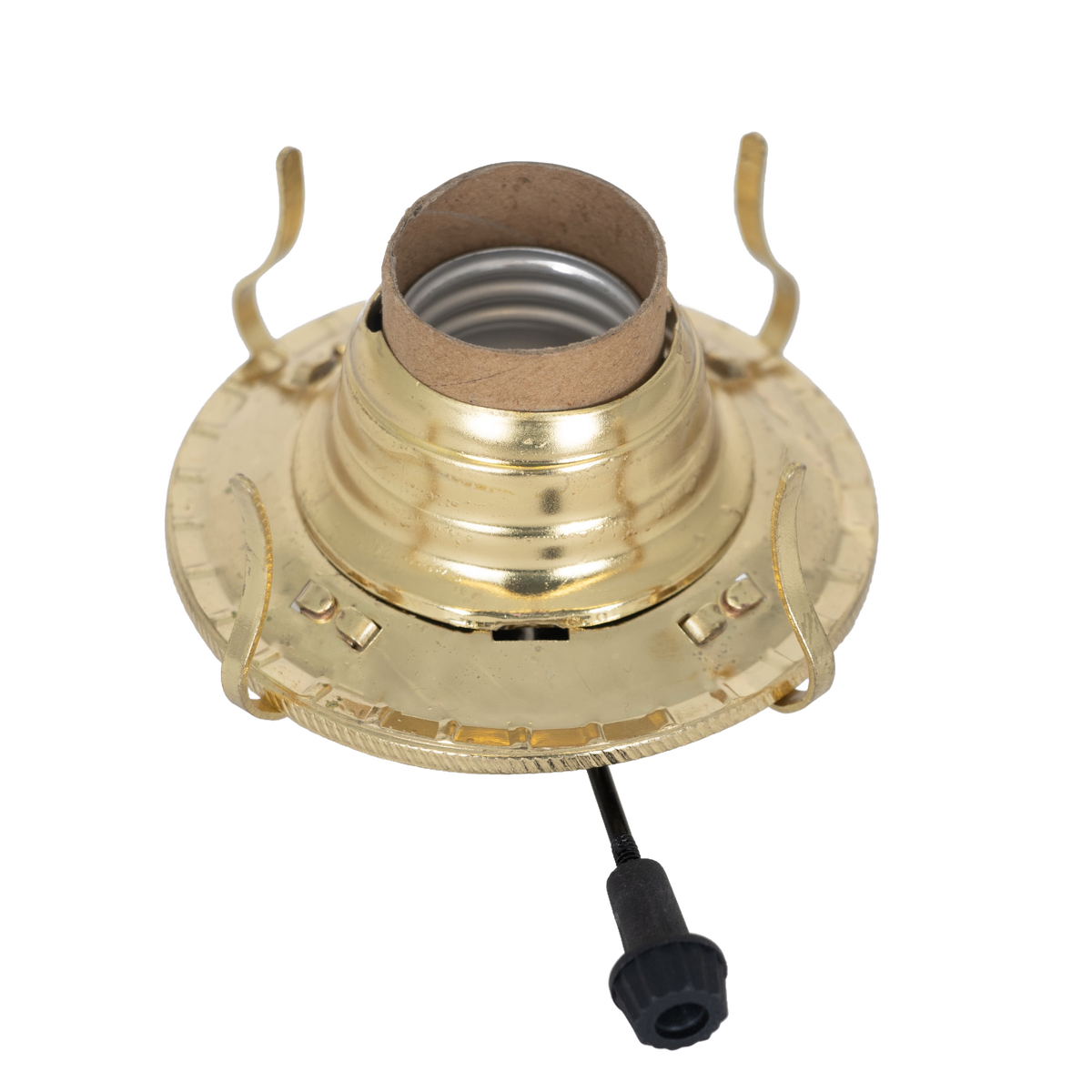 Brass Plated Electrified Burner for Oil Lamps - #2