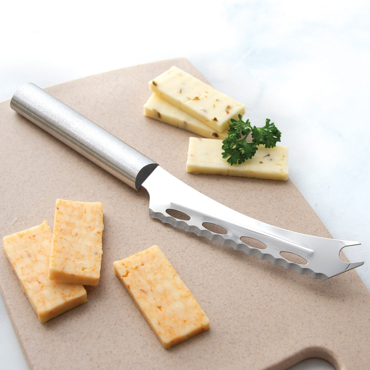 Rada Serrated Cheese Knife for Soft or Hard Cheese