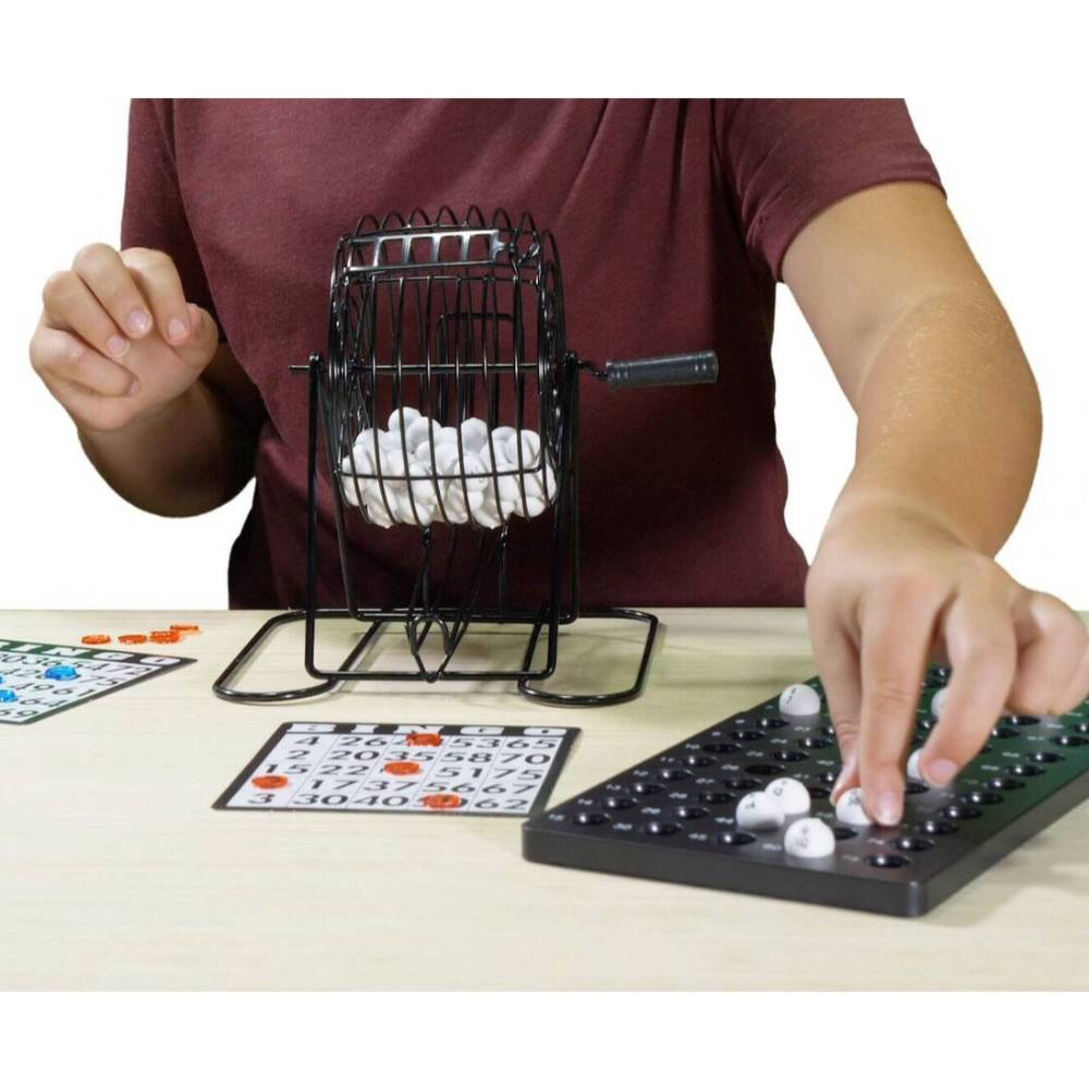 Bingo Game with Cage - Deluxe Parlor Set