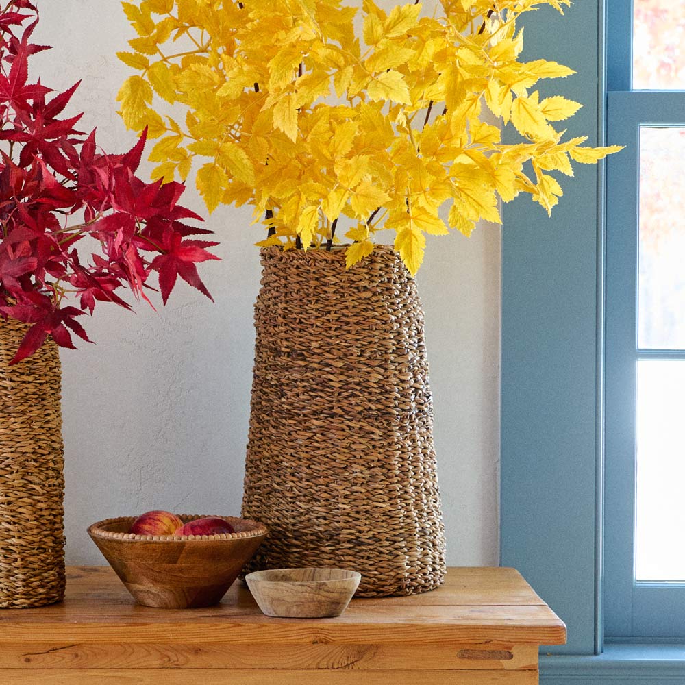 Rustic Seagrass Vase