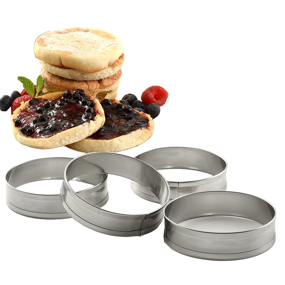English Muffin Rings - Set of 4