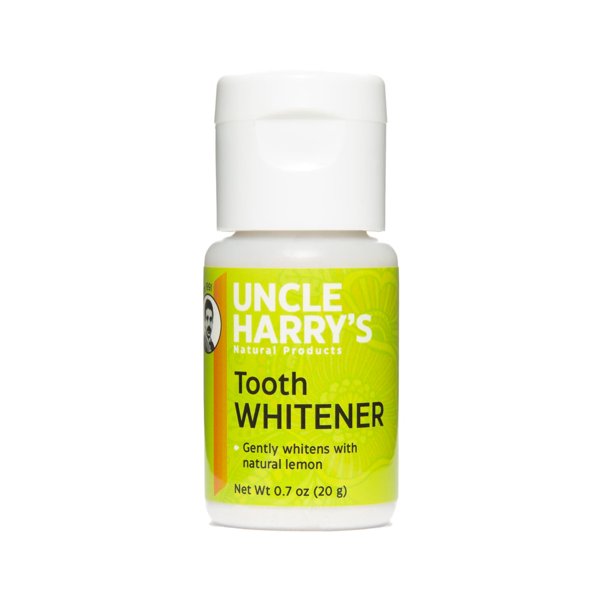Uncle Harry's All-Natural Tooth Whitener Powder - Pack of 2