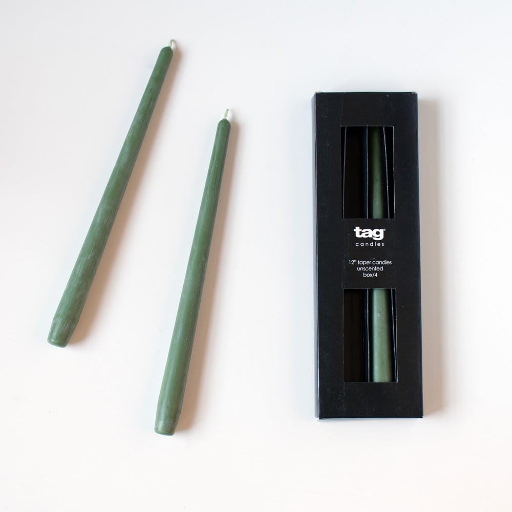 12" Taper Candles, Set of 4