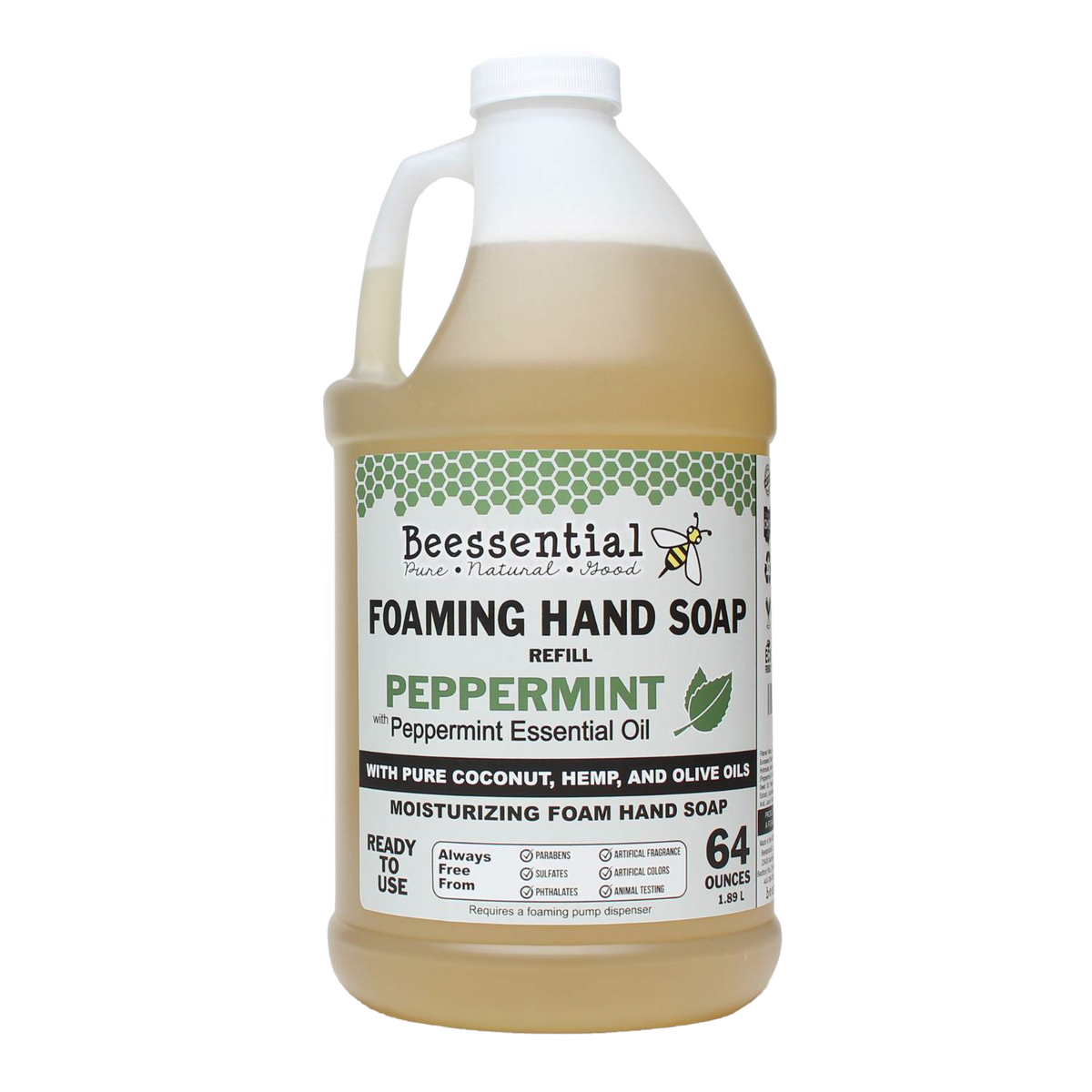 Beessential Foaming Hand Soap Refill - 64 oz