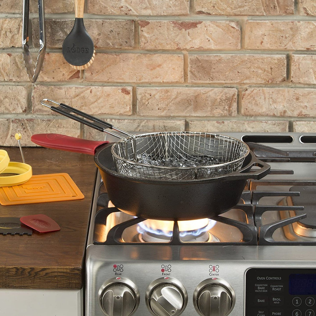 Lodge Cast Iron Deep Skillet