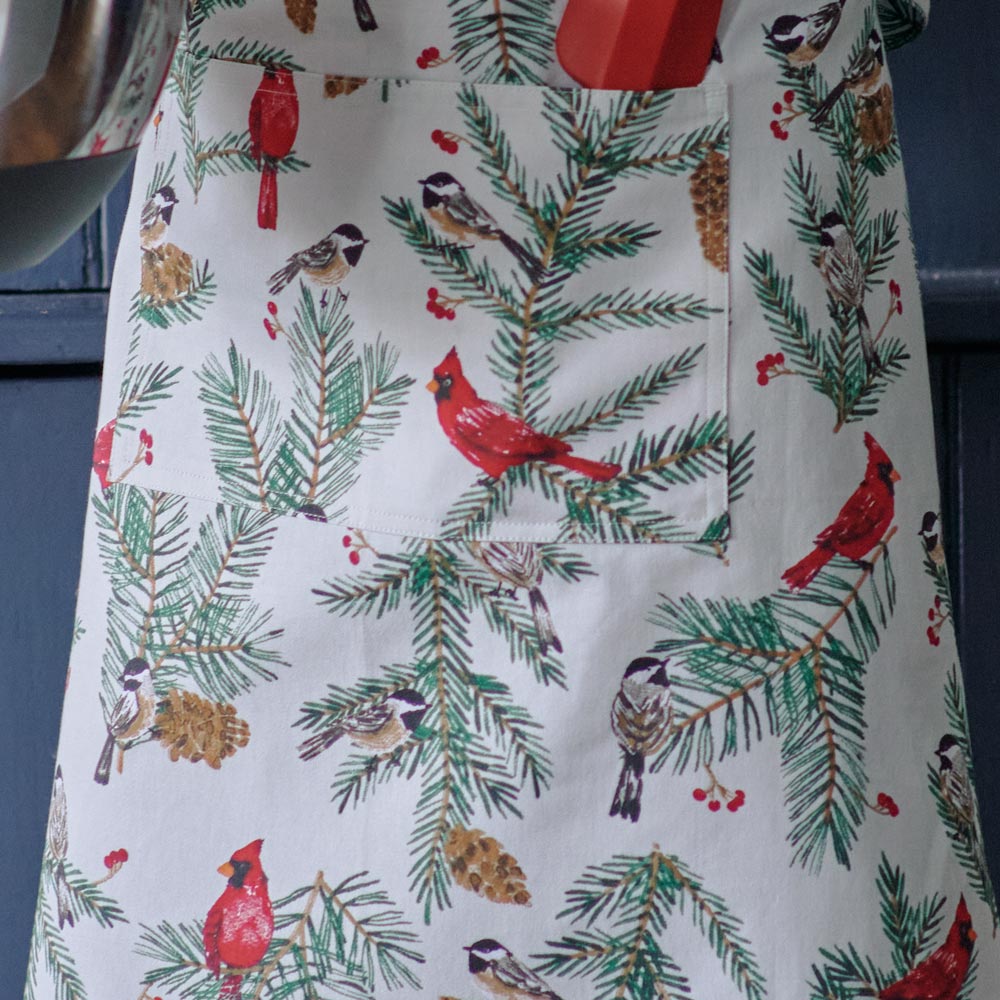 Chickadee & Cardinal Apron