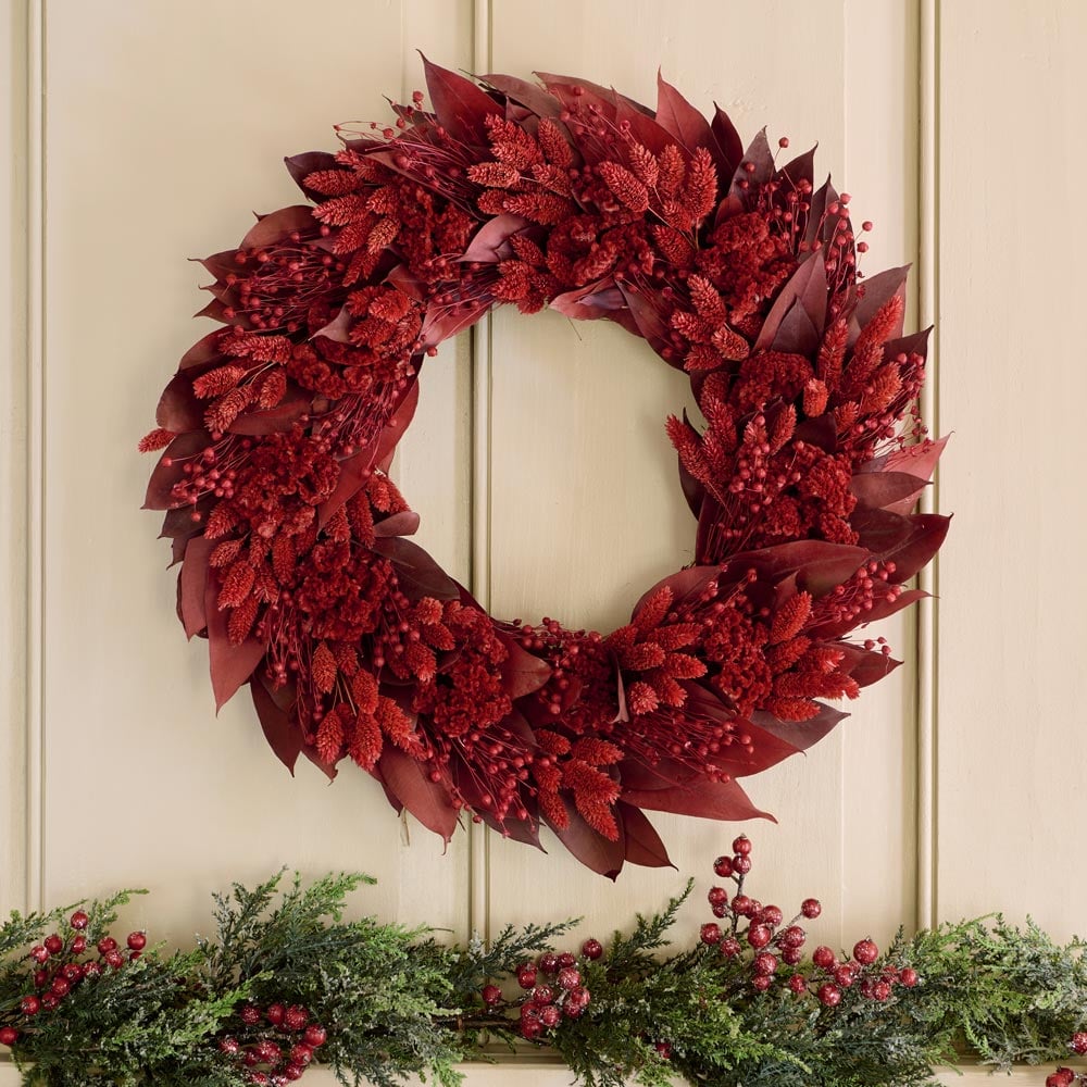 Preserved Vermilion Wreath