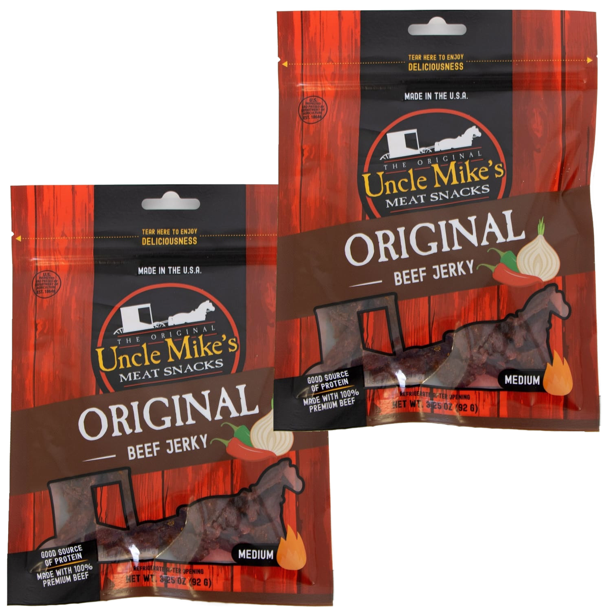 Traditional Beef Jerky - 2 Bags