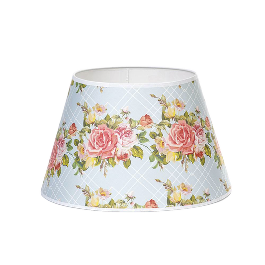 Aladdin Lattice Rose Bouquet Parchment Oil Lamp Shade