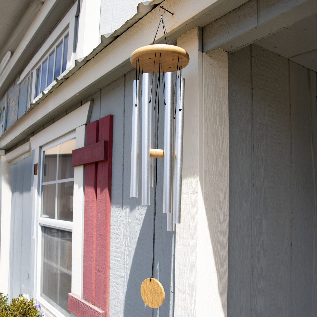 Hand-Tuned Windchime with Circular Windcatcher - 29"