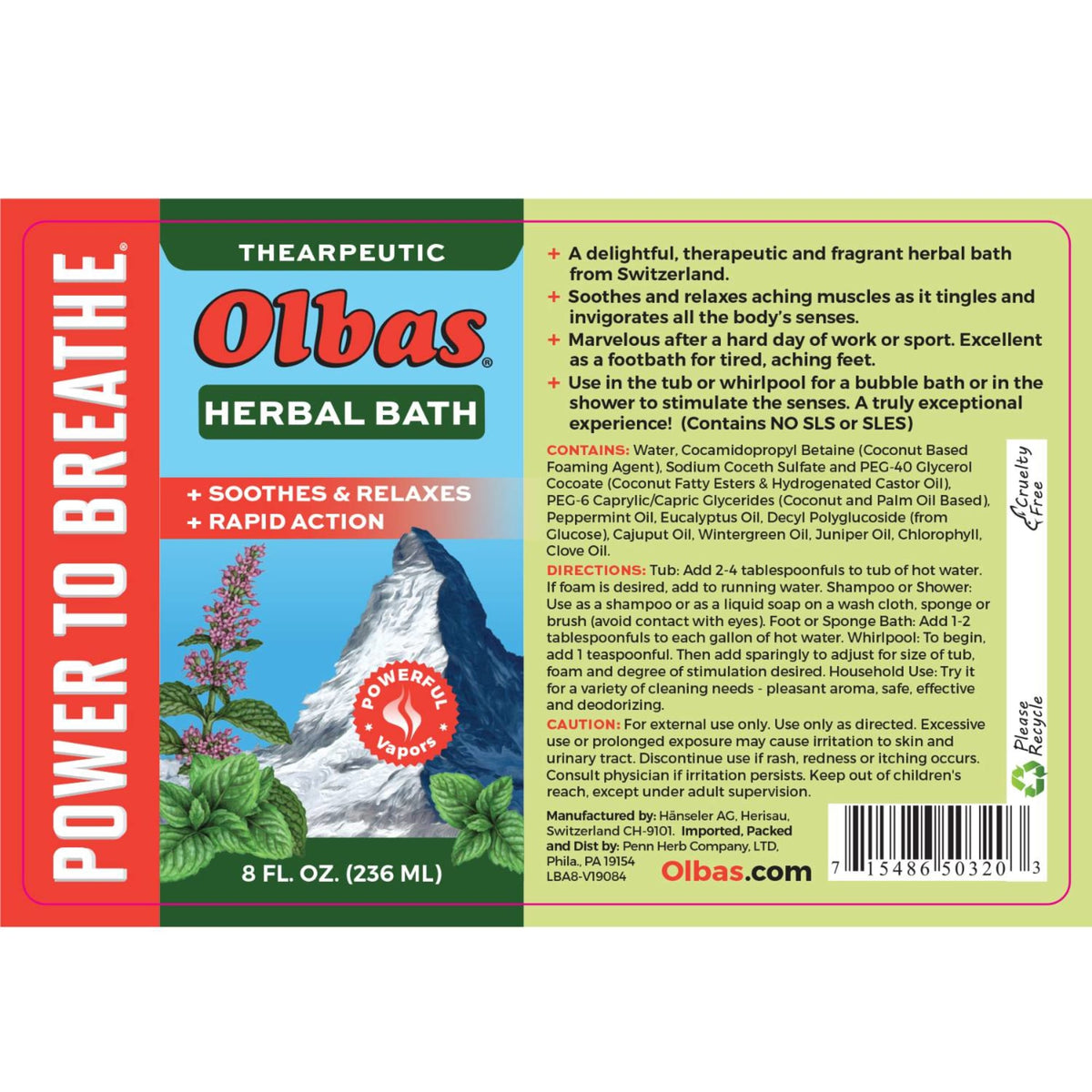 Olbas Herbal Bath - 8 fl oz