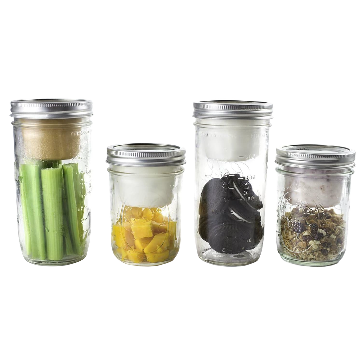 Cuppow Mason Jar Divider Cup (BNTO) - Wide Mouth