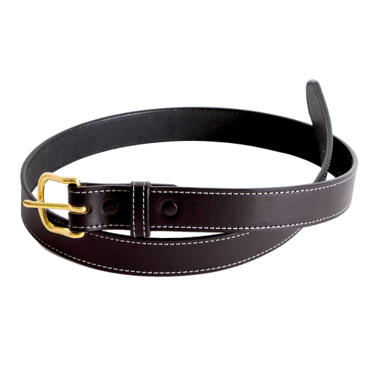 Amish-Made Dressy Leather Belts - 1 Inch Wide