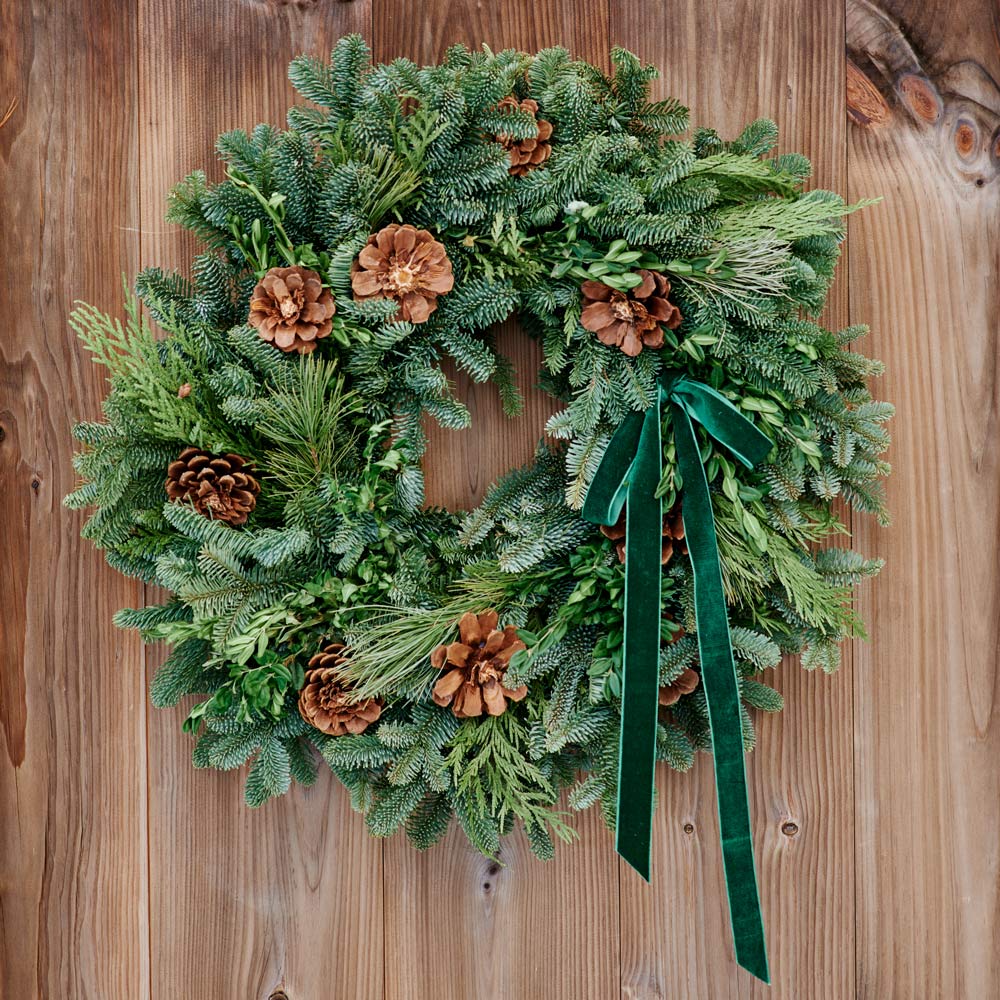 Ponderosa Pine Cone Wreath
