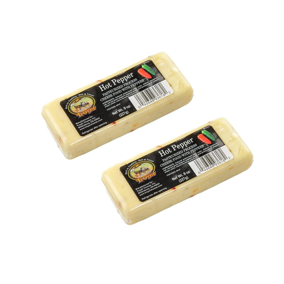 Shelf-Stable Cheese Food - Two 8-oz Packs