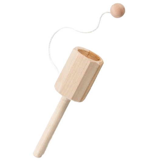 Wooden Ball and Cup Game
