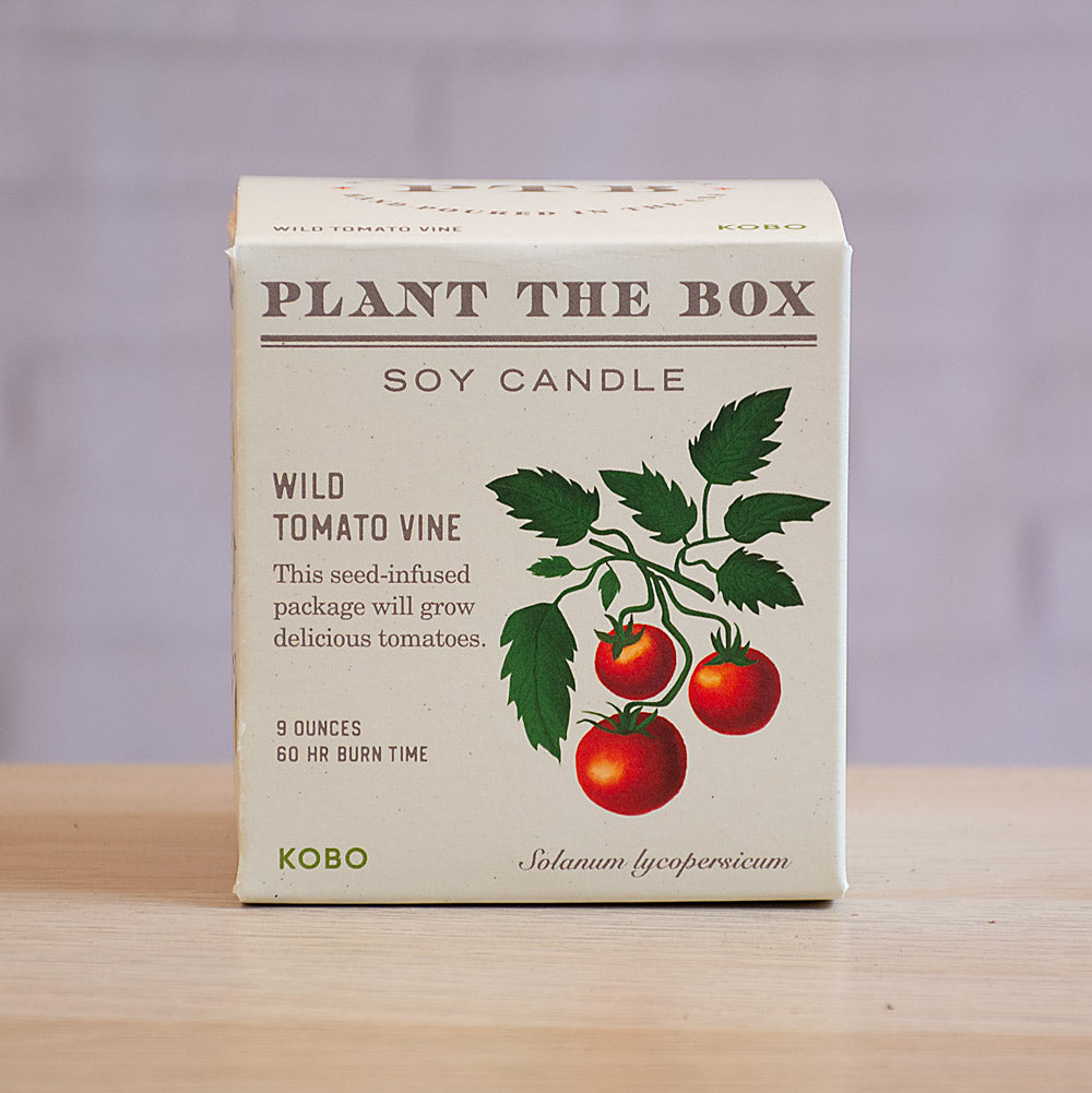 Plant the Box Wild Tomato Vine Candle