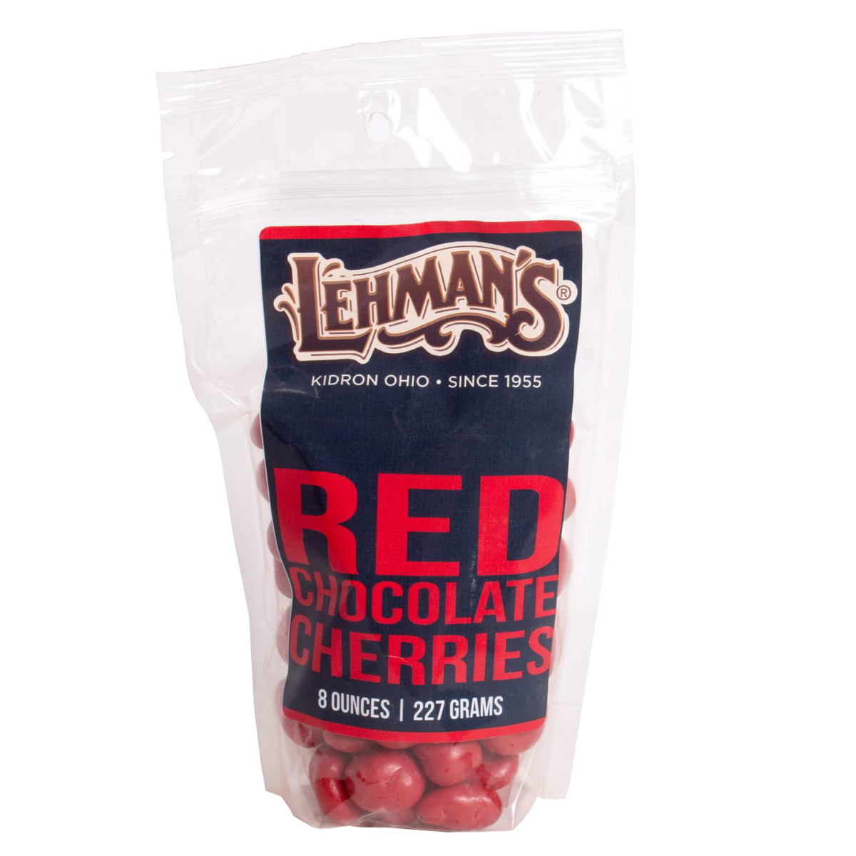 Lehman's Red Chocolate Covered Cherries - 8 oz