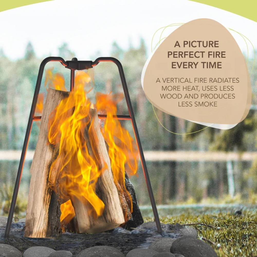 KABIN Flame Frame Vertical Bonfire Builder