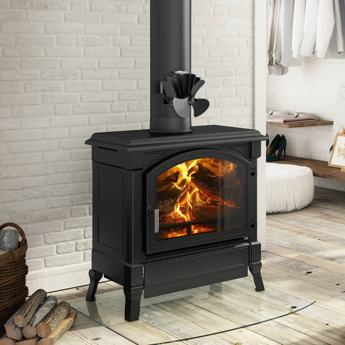 Heat-Powered Magnetic Stove Fan