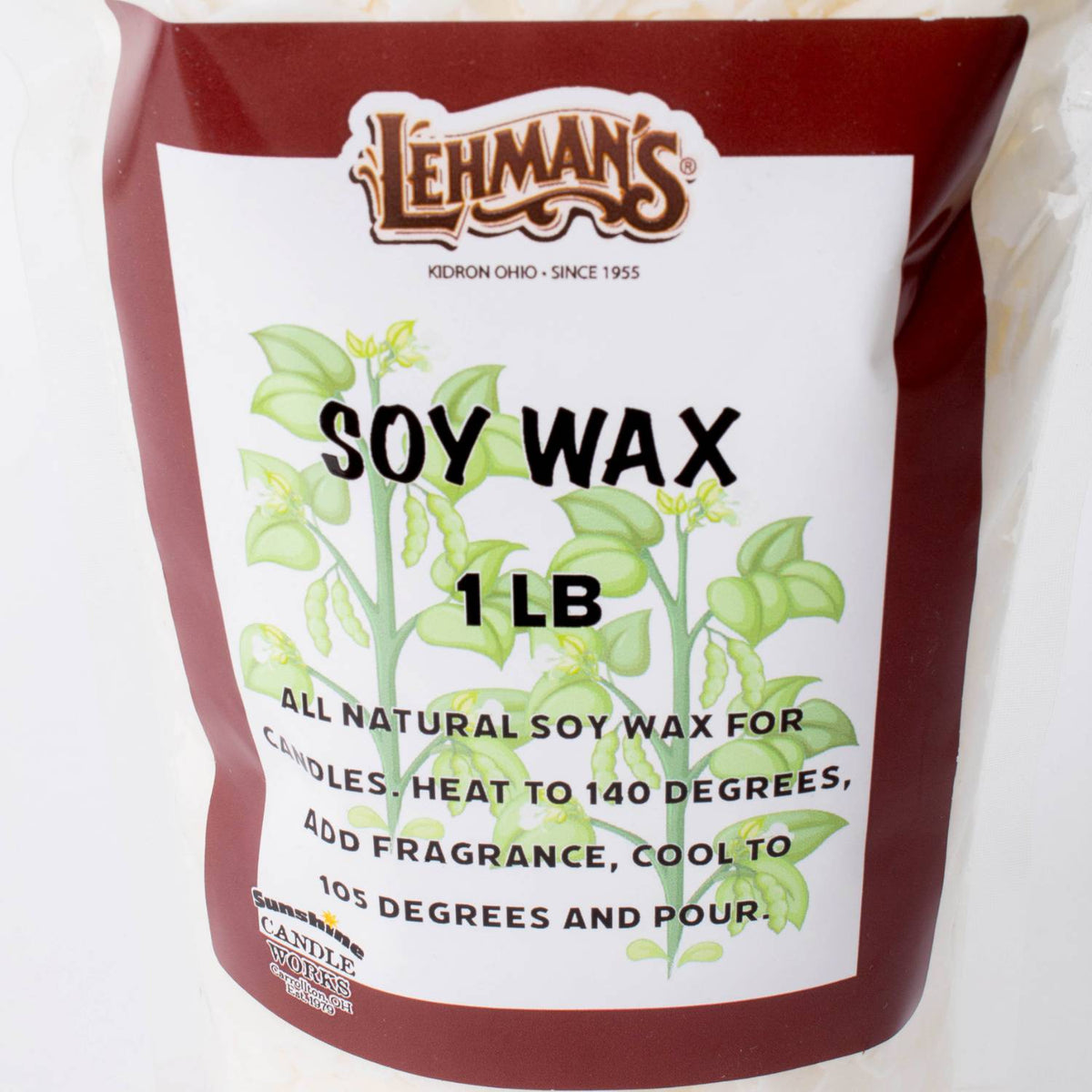 Lehman's Soy Candle Wax Pellets - 1 lb