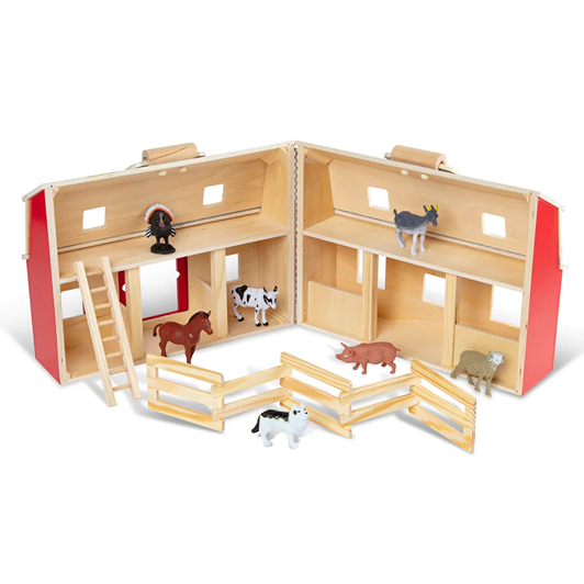 Fold and Go Wooden Barn