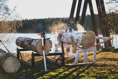 LOGOSOL F2+ Chain Sawmill (13' 1-1/2" With Two Log Lifts)
