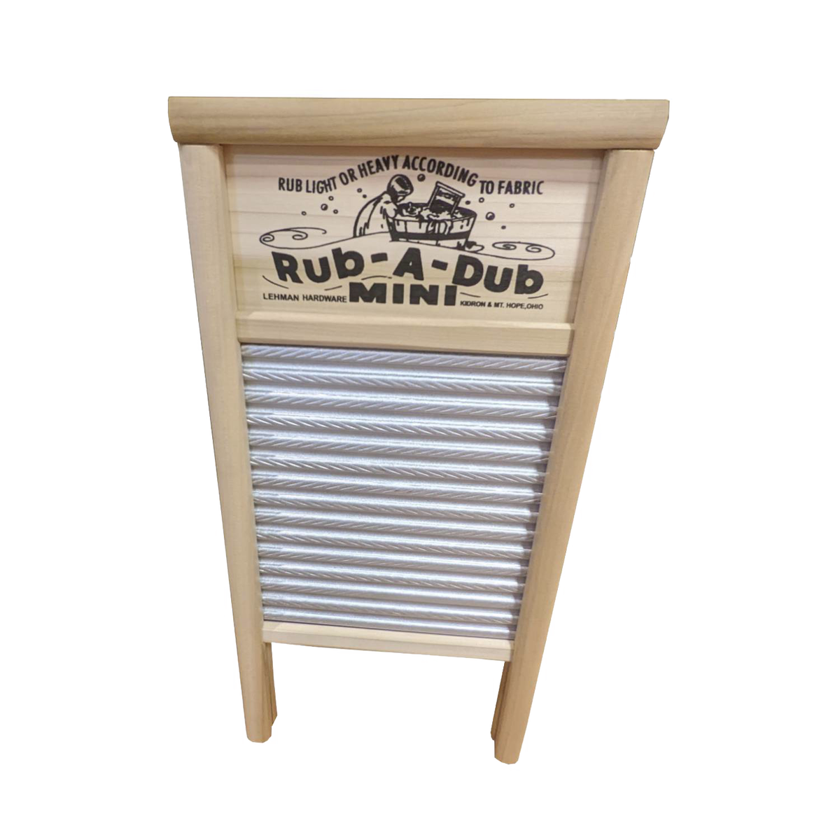 Lehman's Mini Tin Spiral Washboard