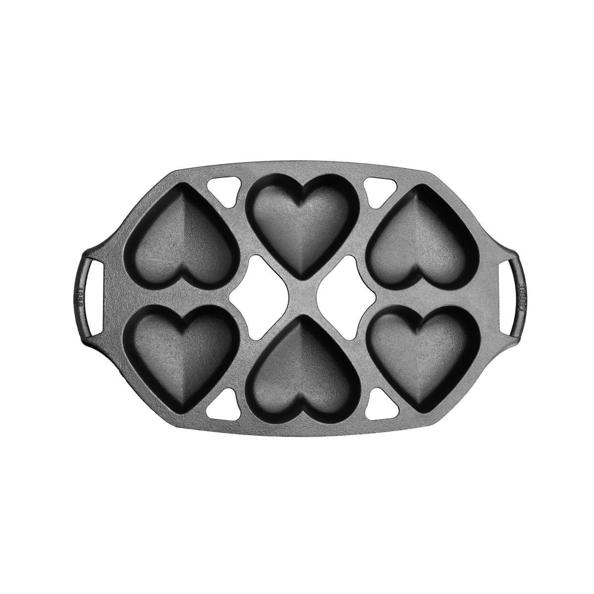 Lodge Cast Iron Heart Mini Cake Pan