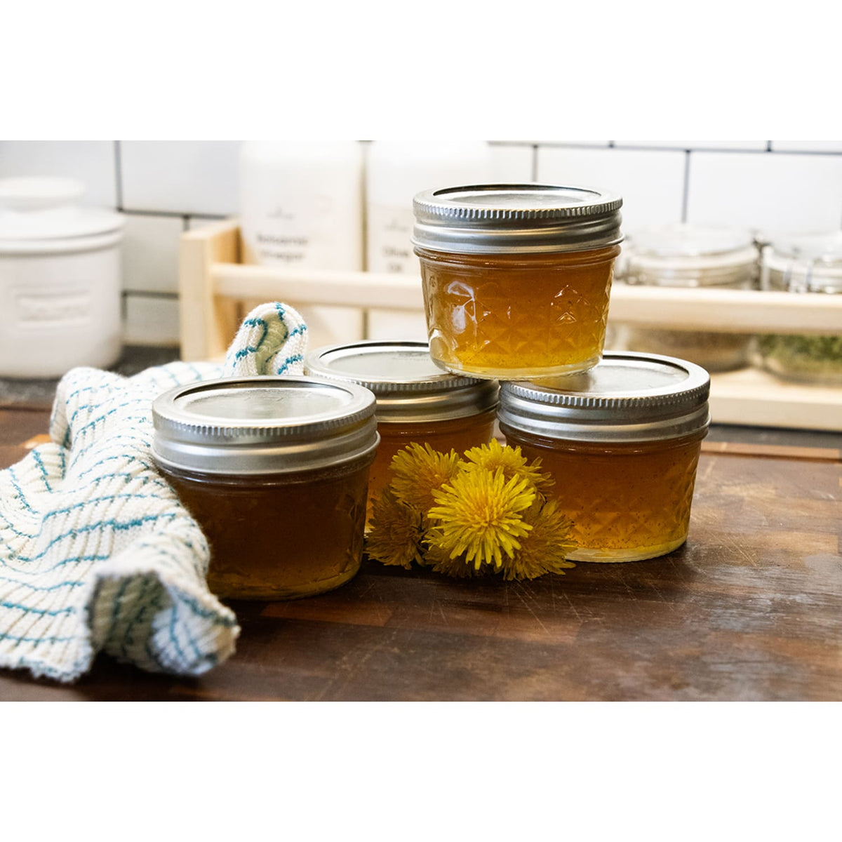 Ball Regular-Mouth Quilted Jelly Jars - 4 oz (12)