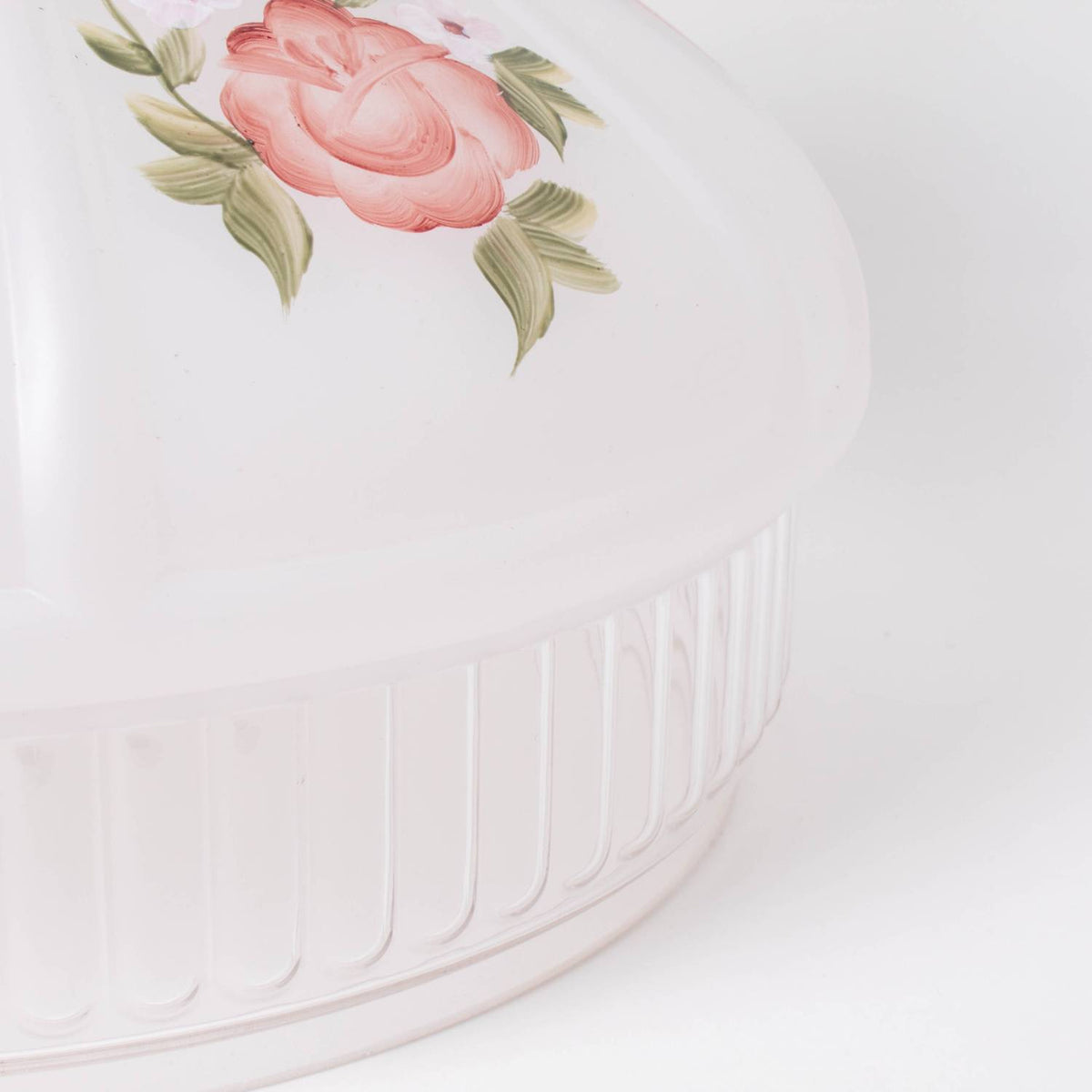 Aladdin Red Roses #12 Lamp Shade - Glass - 10"