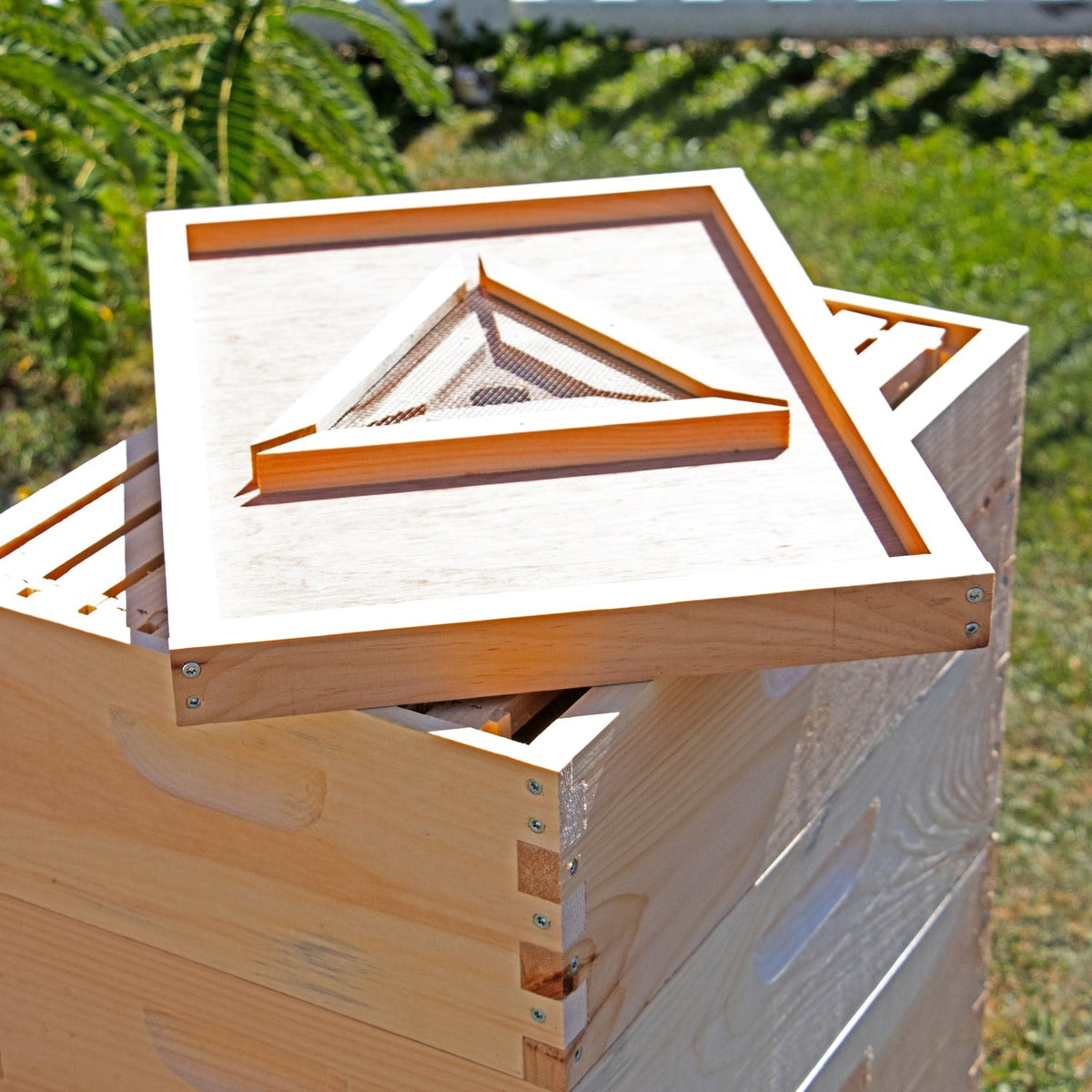 8-Frame Triangle Bee Escape Board for Hive