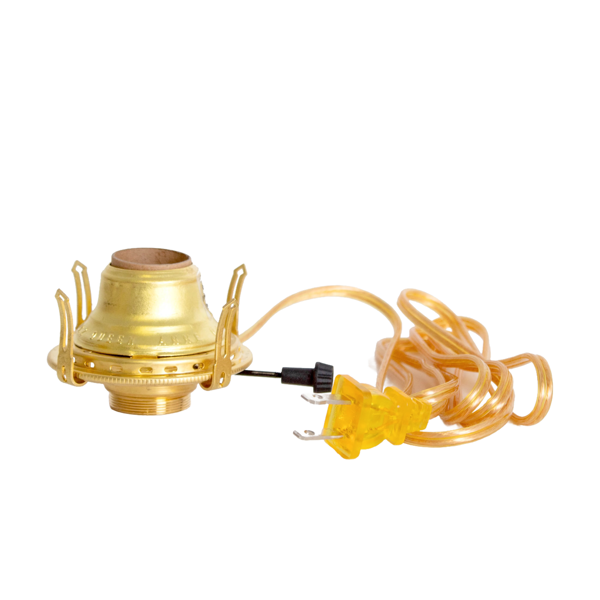 Queen Anne Electrified Burner for Oil Lamps - #2