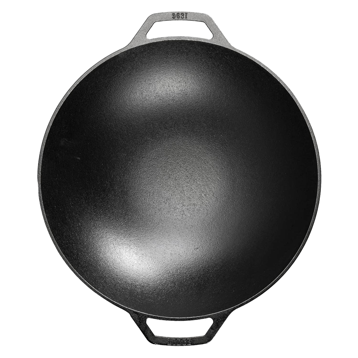 Lodge Cast Iron Wok with Wide Base