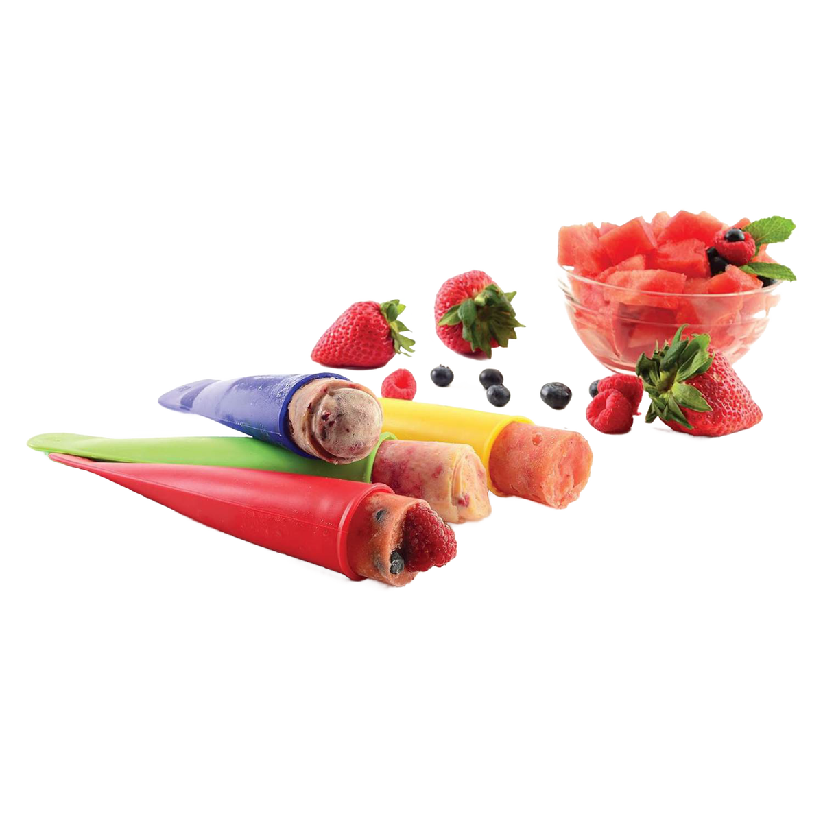 Silicone Ice Pop Makers - Set of 4