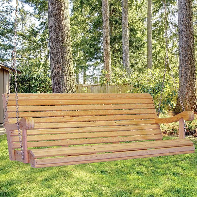 Cypress 5 Foot Hanging Amish Porch Swing