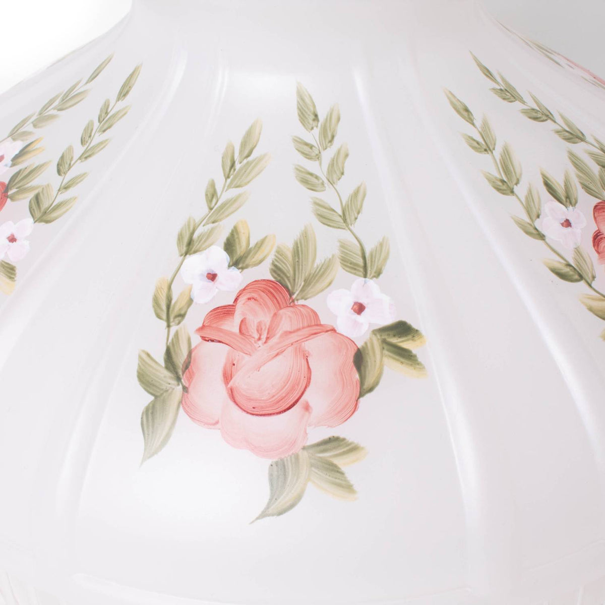 Aladdin Red Roses #12 Lamp Shade - Glass - 10"