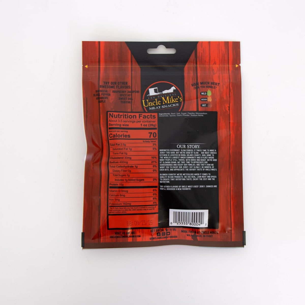Traditional Beef Jerky - 2 Bags