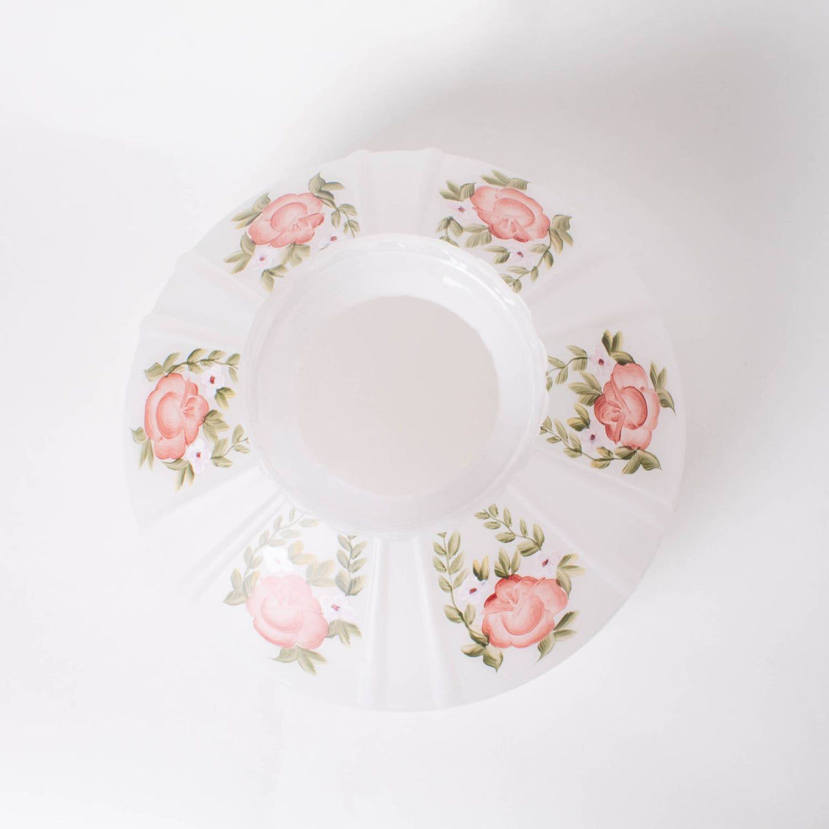 Aladdin Red Roses #12 Lamp Shade - Glass - 10"