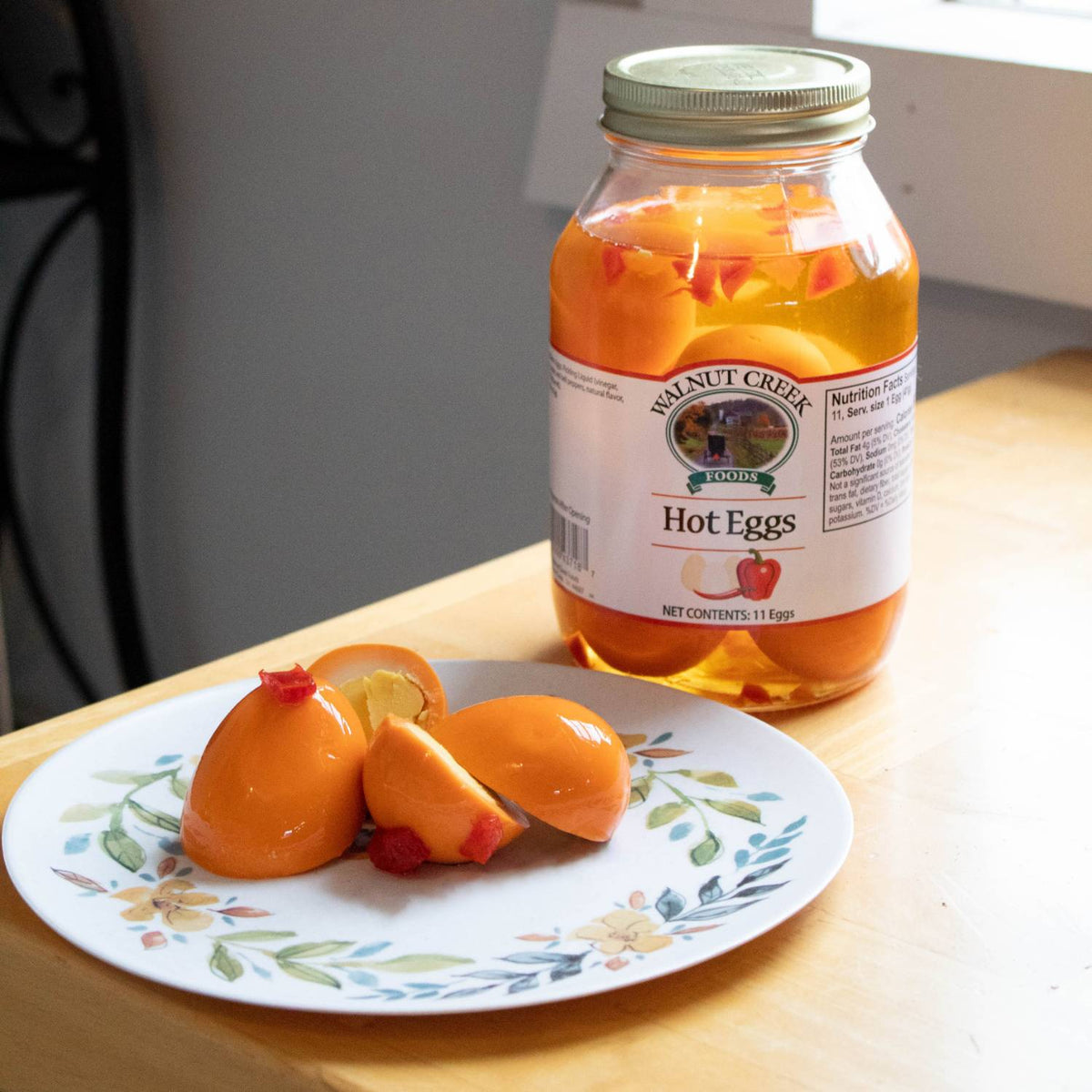 Hot Pickled Eggs - 1 Quart