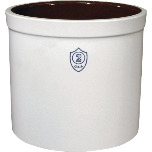2 Gallon Numbered Stoneware Crock