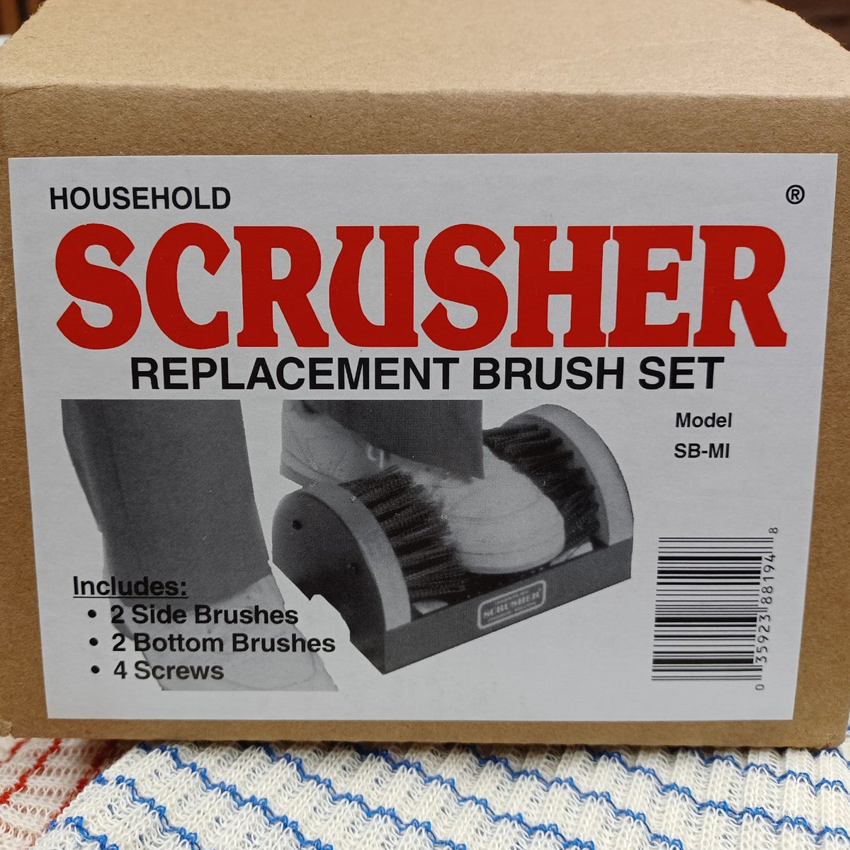 Replacement Nylon Brushes for Scrusher Shoe Cleaner