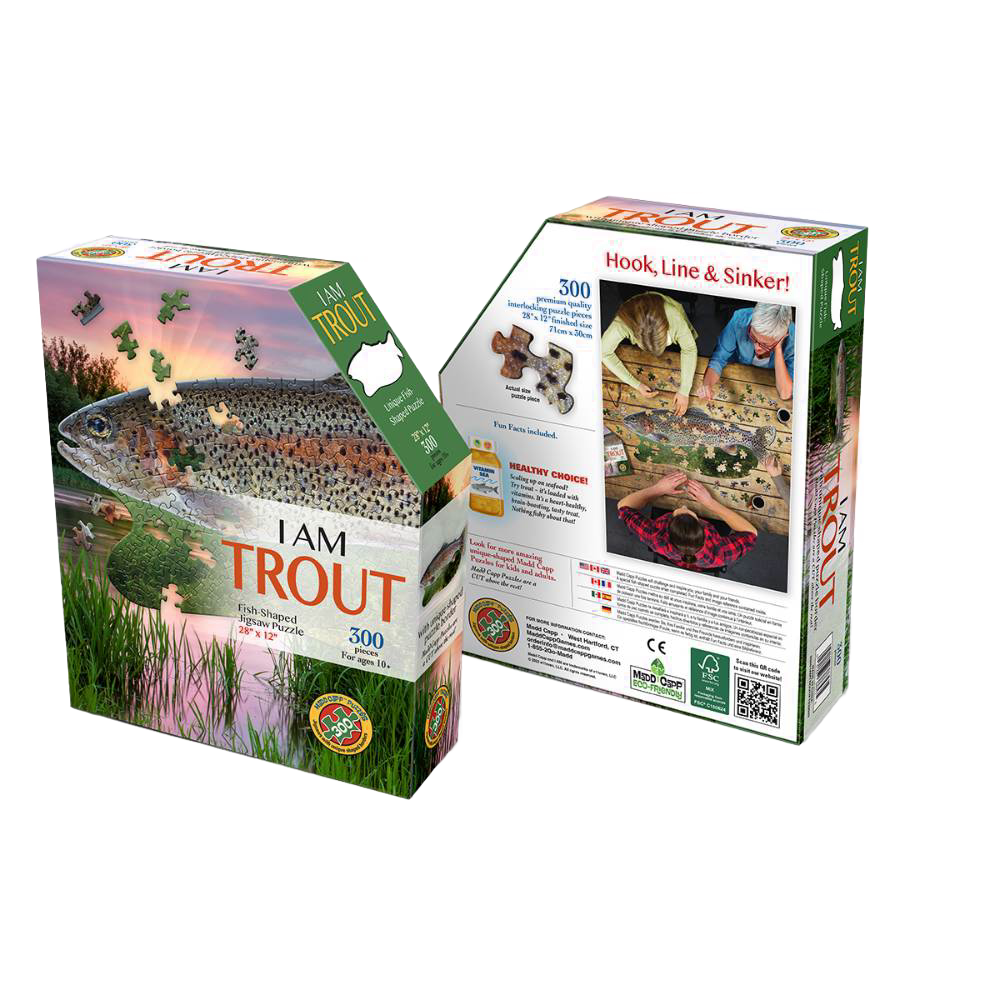 Shaped Jigsaw Puzzle - Trout- 300pcs